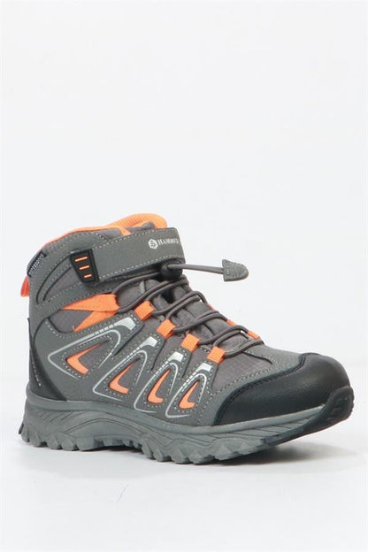 Celos Grey Outdoor Kids Boots