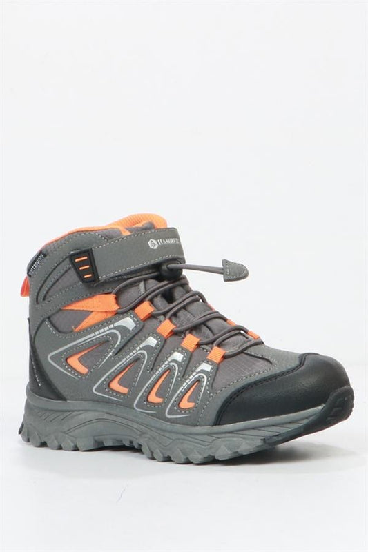 Celos Grey Outdoor Kids Boots