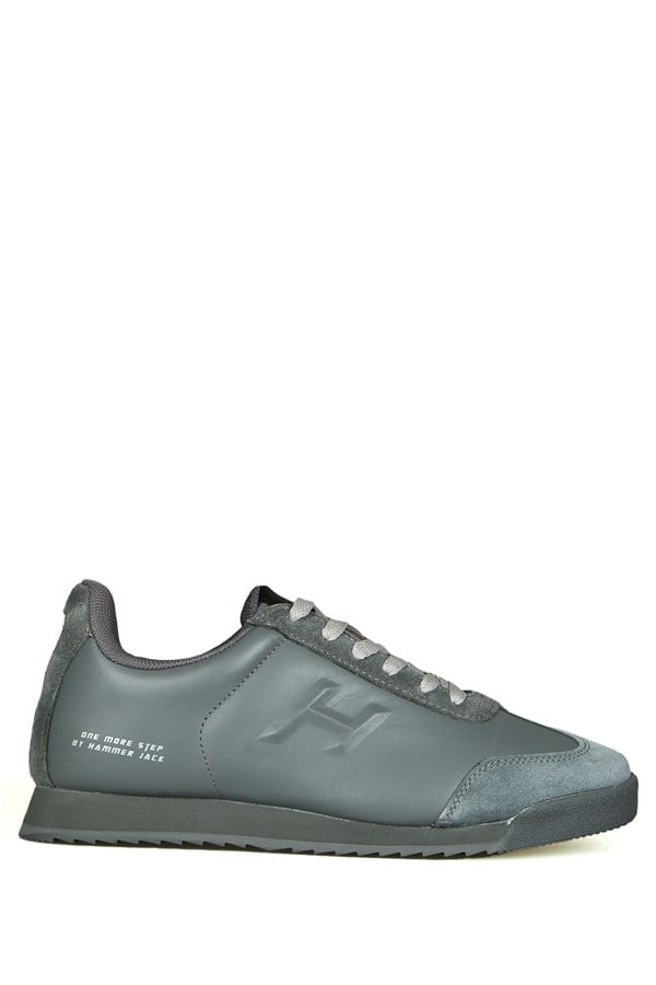 Real Leather Pico Plus Grey Men's Sports Shoes