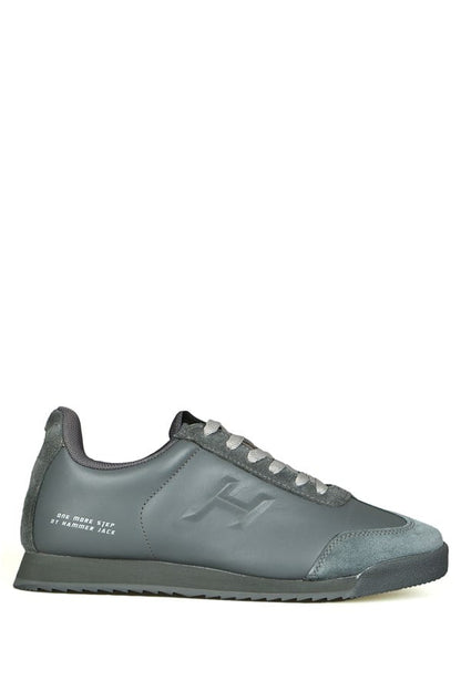 Real Leather Pico Plus Grey Men's Sports Shoes