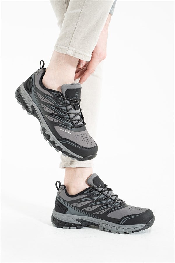 Nascar Waterproof Grey Outdoor Men's Shoes