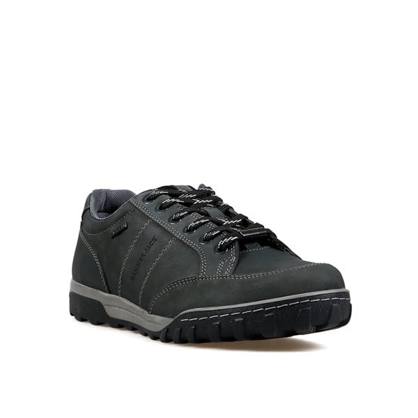 Genuine Leather Grey Men's Shoes