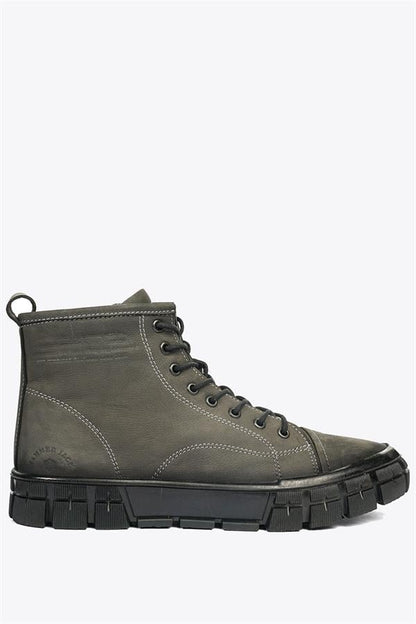 Sanoro Genuine Leather Grey Torje Outdoor Men's Boots