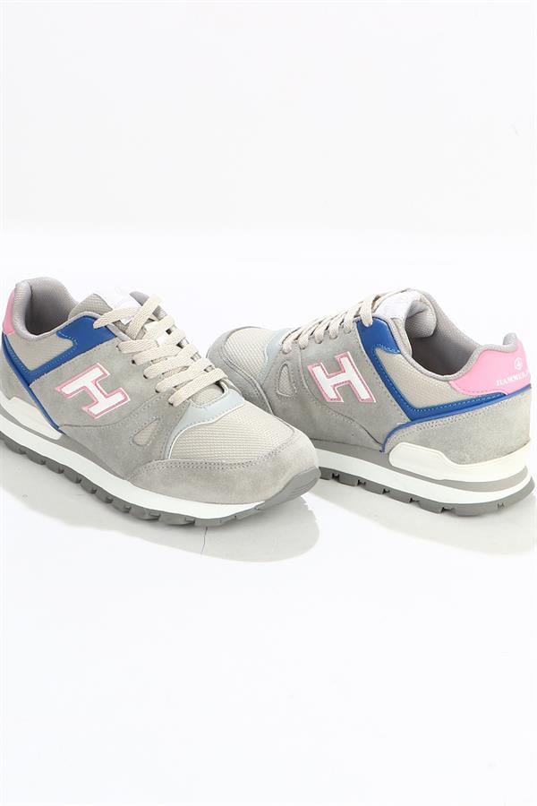 Grey Blue Women's Sports Shoes