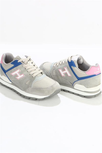 Grey Blue Women's Sports Shoes