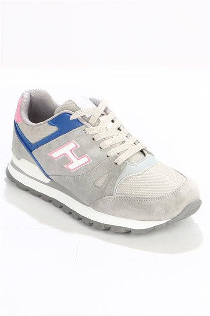 Grey Blue Women's Sports Shoes