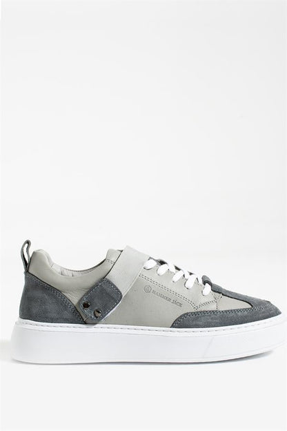 Genuine Leather Grey Women's Shoes
