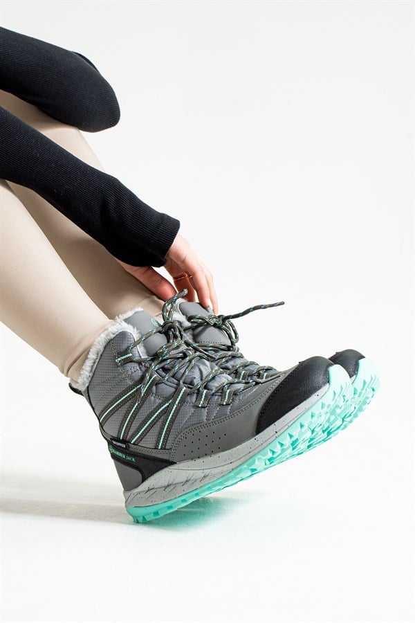 Waterproof Grey Outdoor Women's Boots