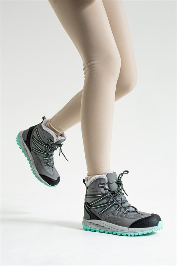 Waterproof Grey Outdoor Women's Boots