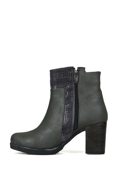 Grey Female Boots