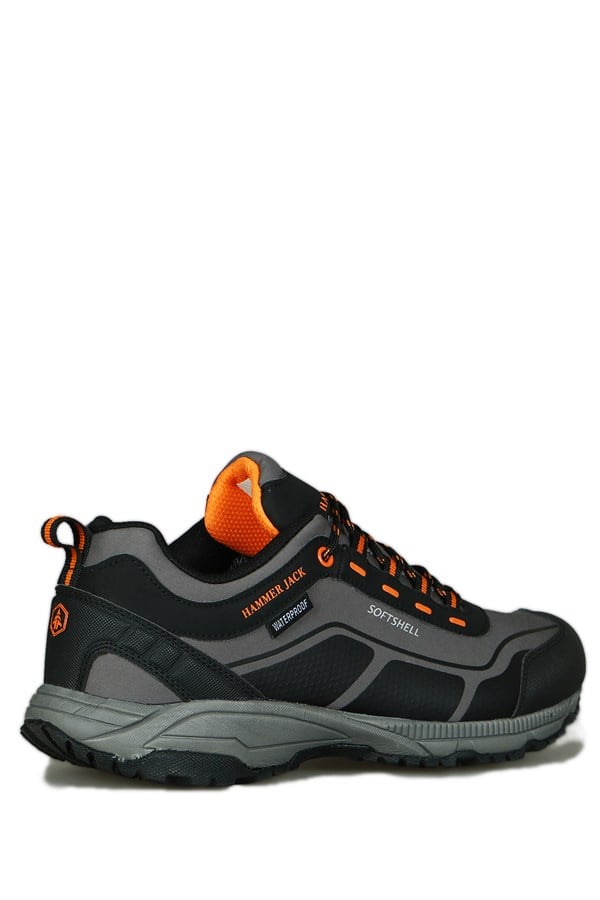 Waterproof Grey Orange Outdoor Men's Shoes