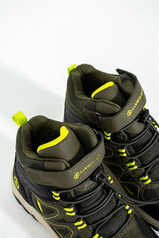 Waterproof Haki Outdoor Kids Boots
