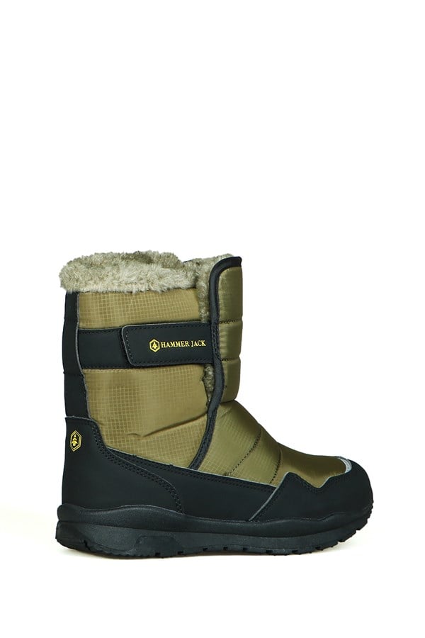 Waterproof Khaki Outdoor Kids Boots