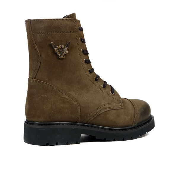 Real Leather Haki Dock Step Outdoor Men's Boots