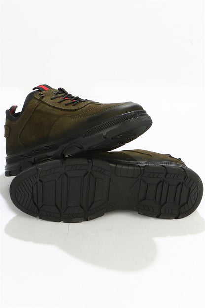 Bragado Real Leather khaki Torje Men's Shoes