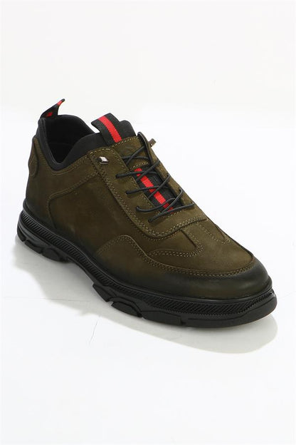 Bragado Real Leather khaki Torje Men's Shoes