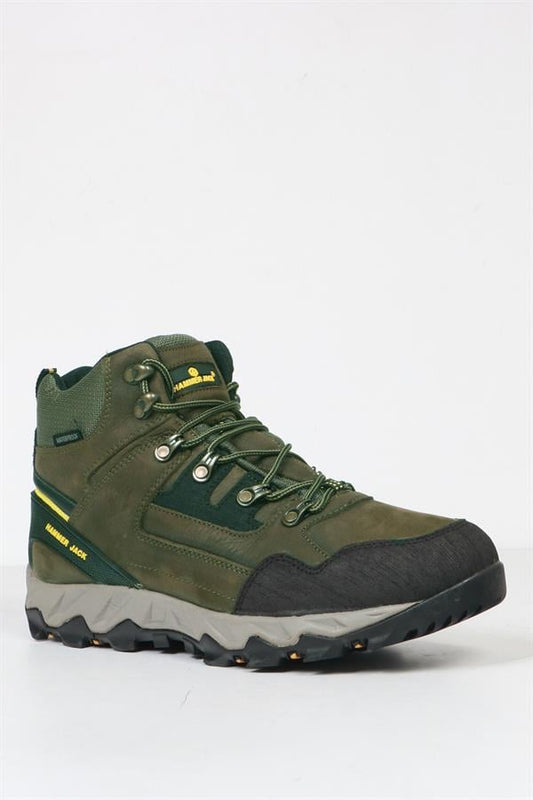 Waterproof Khaki Male Outdoor Boots