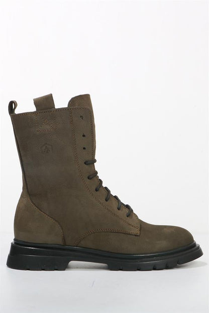 Paulina Khaki Female Boots