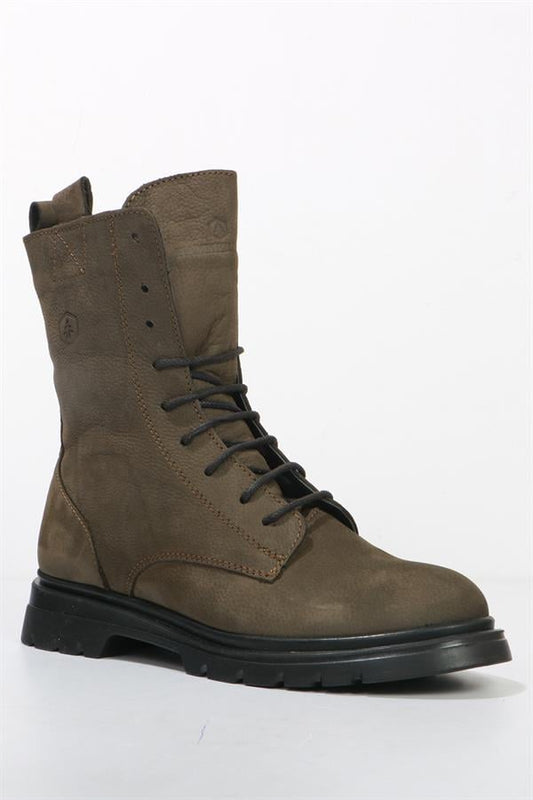 Paulina Khaki Female Boots