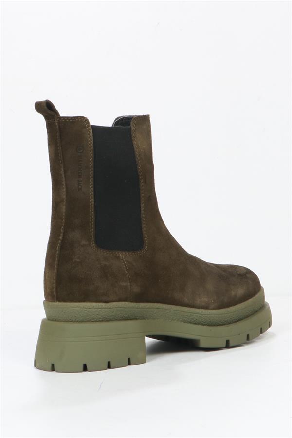 Hammer Jack Cristina Genuine Leather Khaki Women's Boots