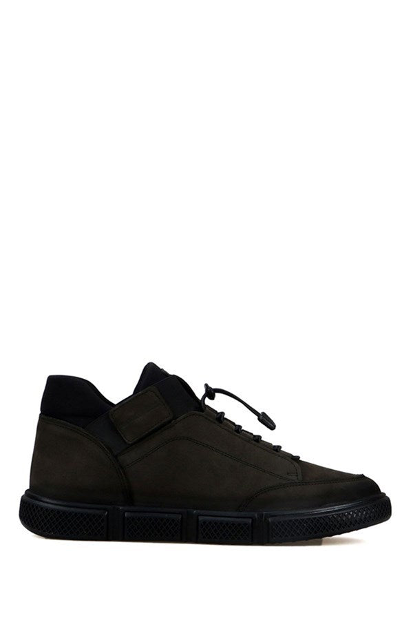 Bilbao Leather Khaki  Men's Boots Made Of Leather