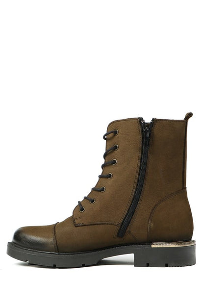 Genuine Leather Khaki Torje Outdoor Women's Boots