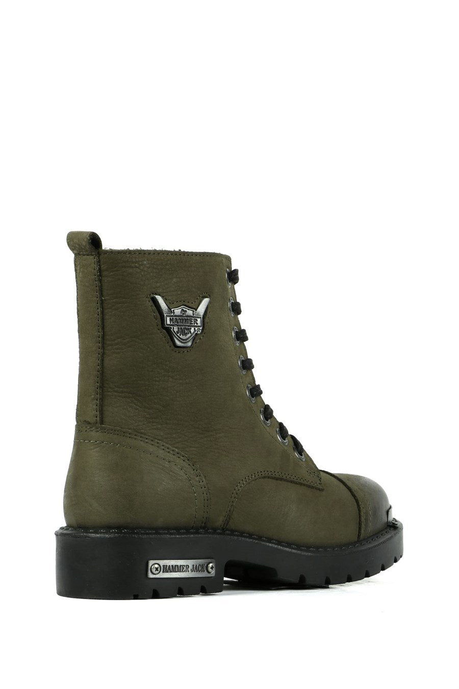 Genuine Leather Khaki Women's Boots