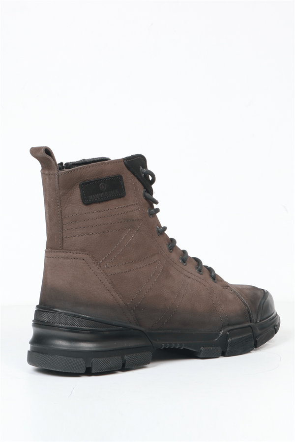 Bonn Genuine Leather Gray Outdoor Boots