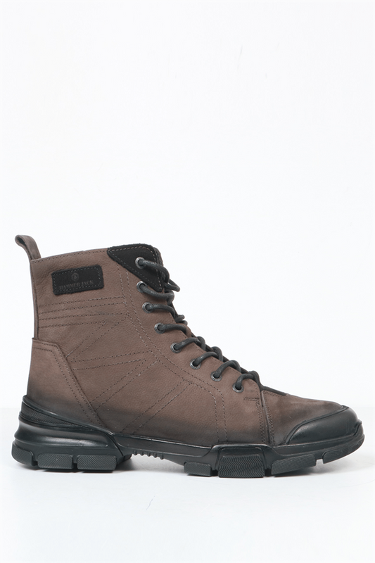 Bonn Genuine Leather Gray Outdoor Boots