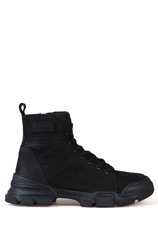 Bonn Genuine Leather Black Outdoor Women's Boots