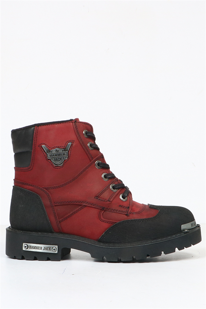 Genuine Leather Bordo  Women's Boots.