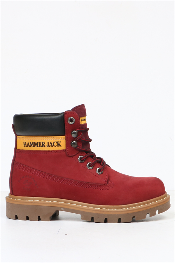 Genuine Leather Maroon Boots