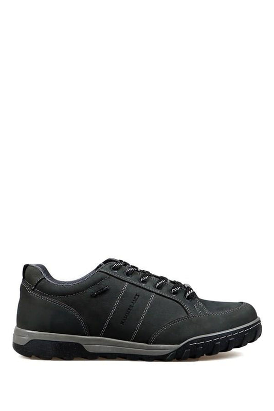 Genuine Leather Grey Men's Shoes