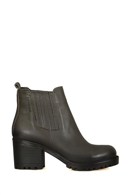 Scarlet Genuine Leather Grey  Outdoor Female Boots