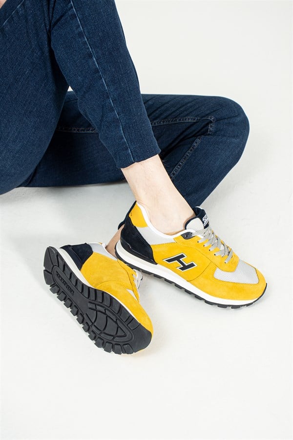 Peruvian Leather Hardal Lace Men's Sports Shoes