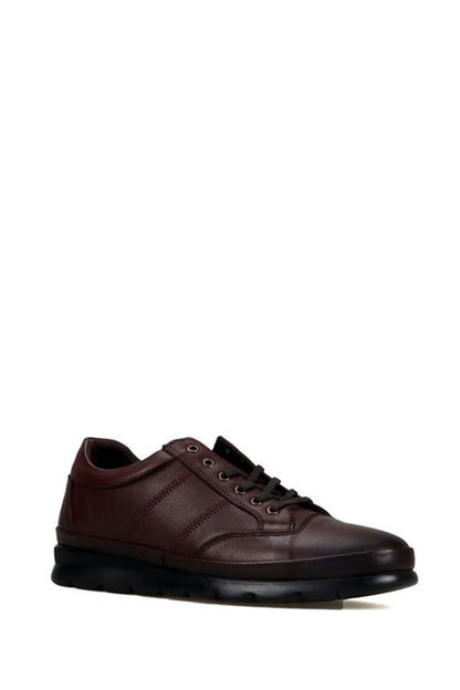 Real Leather Brown Men's Shoes