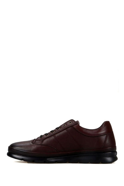 Real Leather Brown Men's Shoes