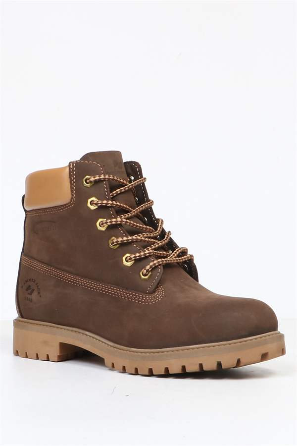 Genuine Leather Coffee Men's Boots