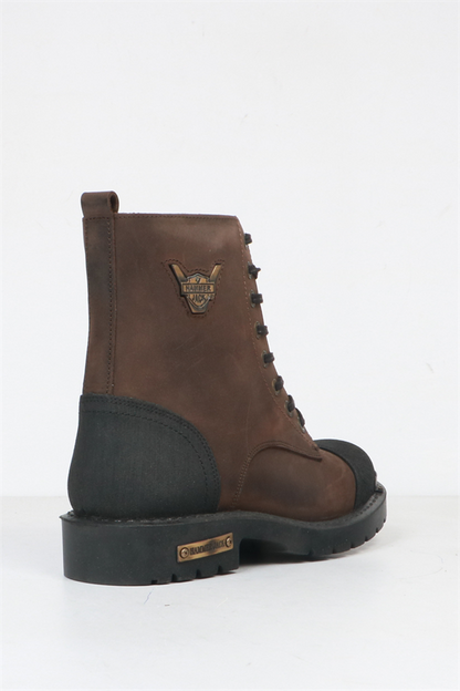 Real Leather Coffee  Man Boots