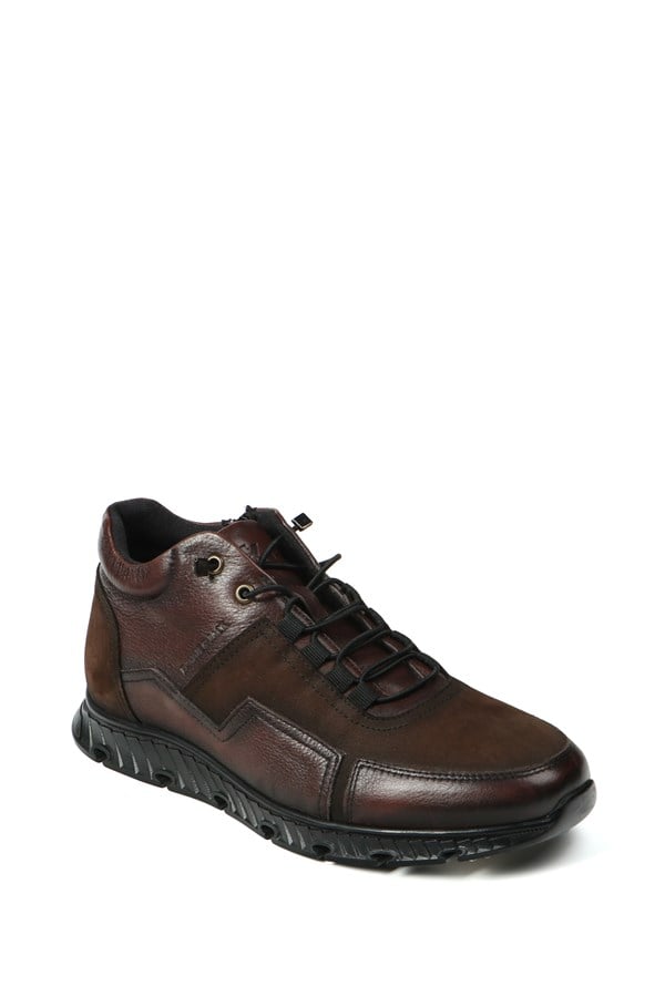 Palma Genuine Leather Coffee  Men's Boots