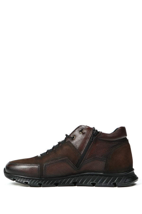 Palma Genuine Leather Coffee  Men's Boots