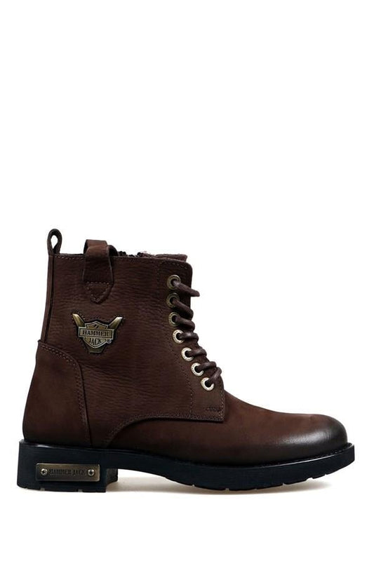 Genuine Leather Brown Woman's Boots