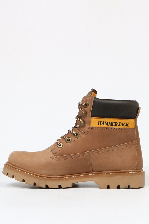 Real Leather Sand Men's Boots