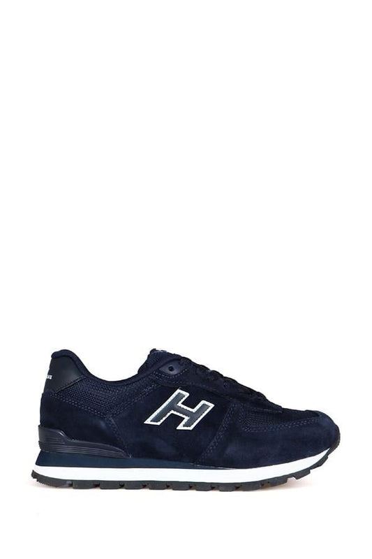 Peruvian Genuine Leather Navy White Women's Sports Shoes