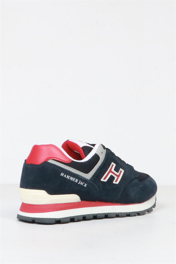 Chile Genuine Leather Navy Red Women's Athletic Shoes