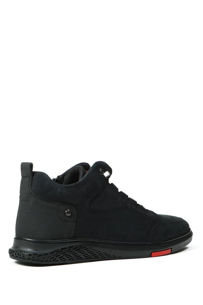 Macon Genuine Leather Navy Outdoor Men's Boots