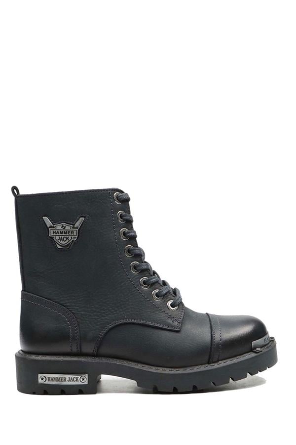 Real Leather Navy  Female Boots