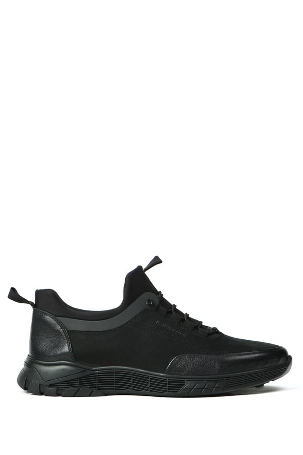 Lazne Genuine Leather Black Men's Shoes