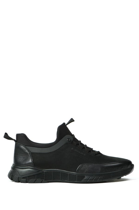 Lazne Genuine Leather Black Men's Shoes