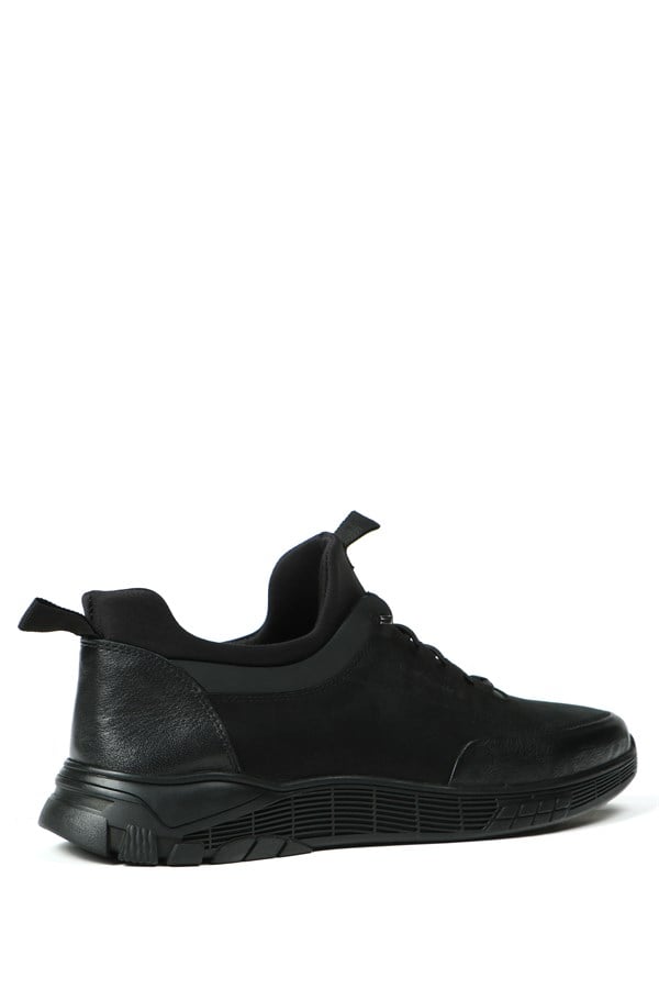 Lazne Genuine Leather Black Men's Shoes